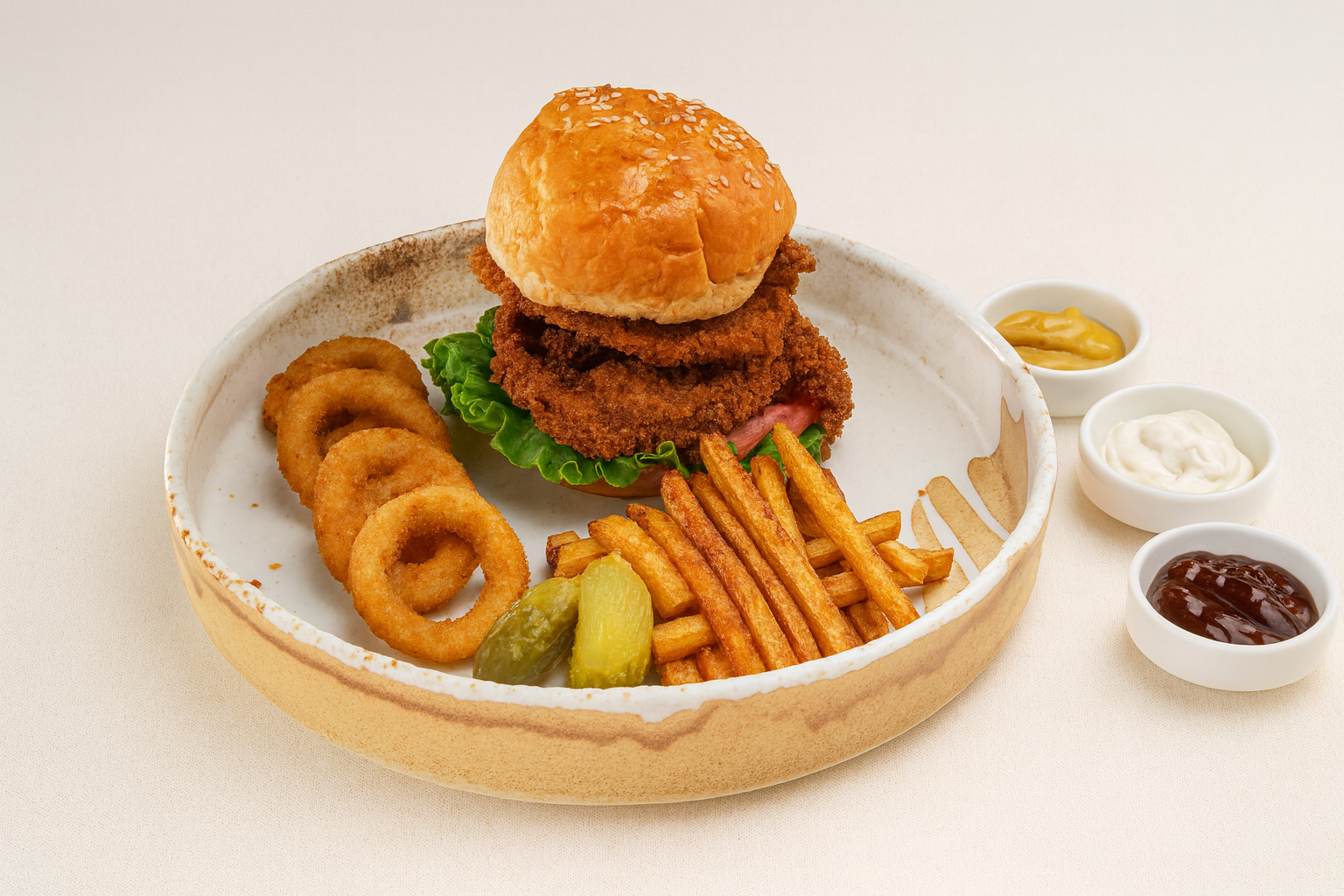 Çıtır Tavuk Burger